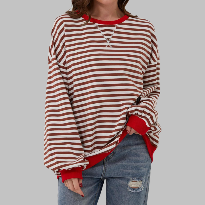 Chloe | Relaxed Striped Knit Jumper