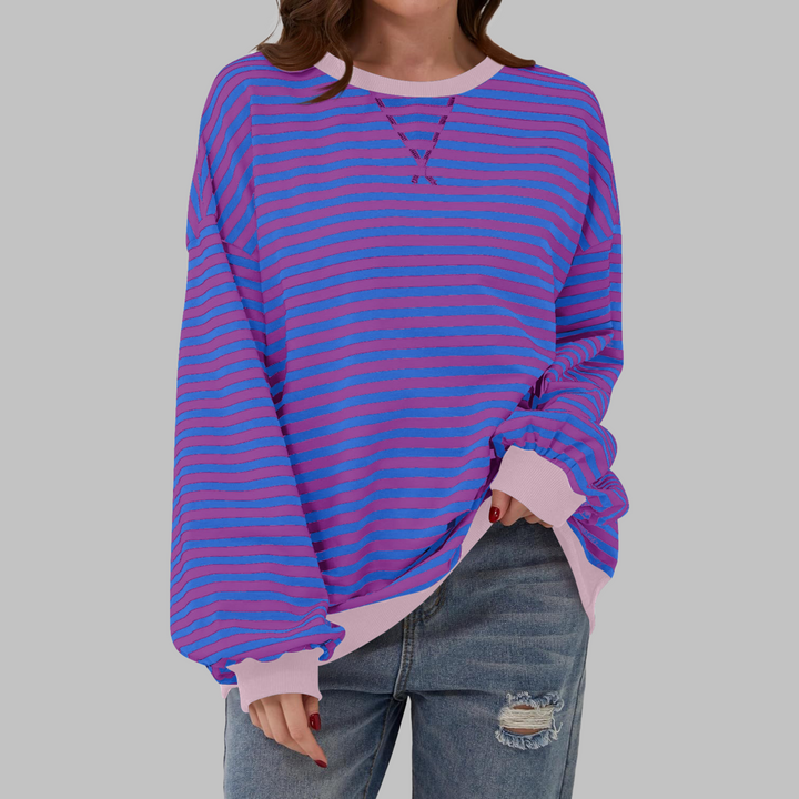 Chloe | Relaxed Striped Knit Jumper