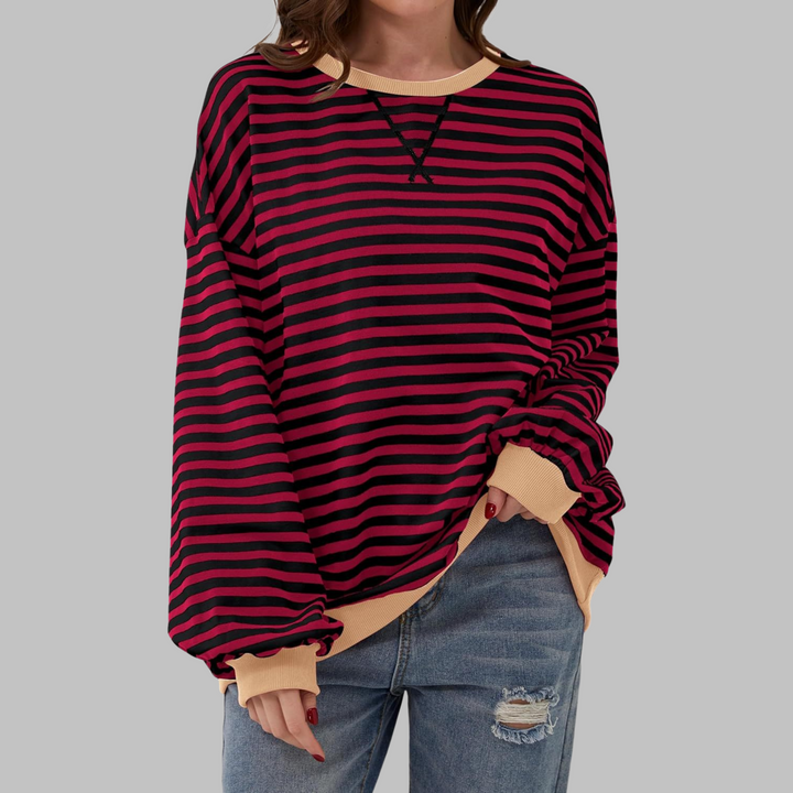 Chloe | Relaxed Striped Knit Jumper
