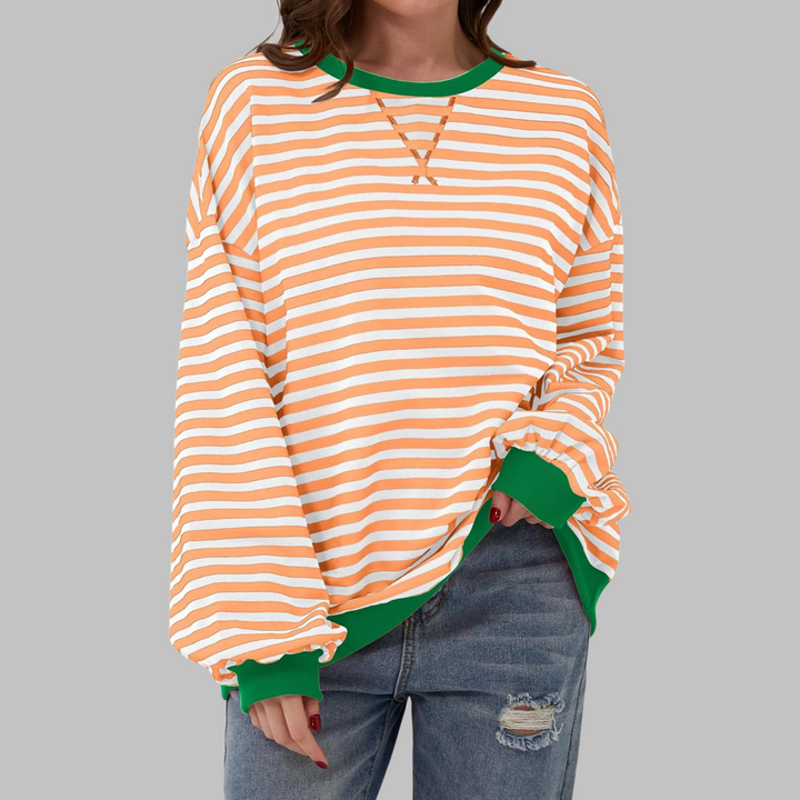 Chloe | Relaxed Striped Knit Jumper