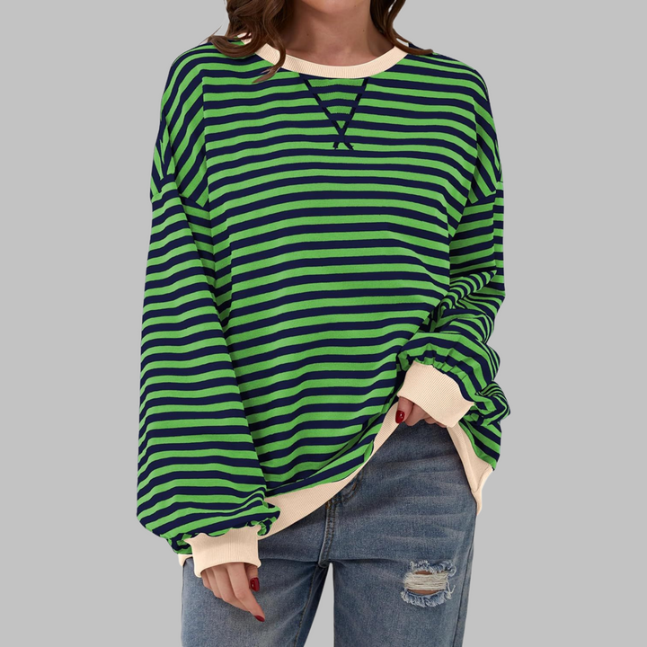 Chloe | Relaxed Striped Knit Jumper