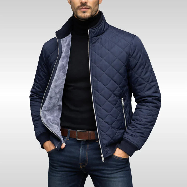 Hayes | Refined Quilted Zip Jacket