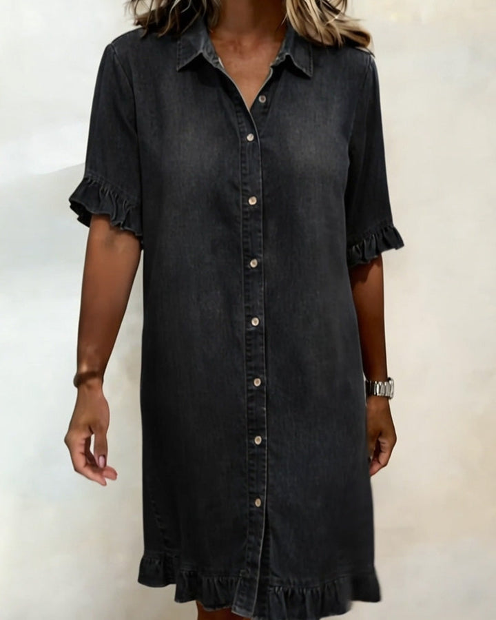 Linda | Comfortable denim dress