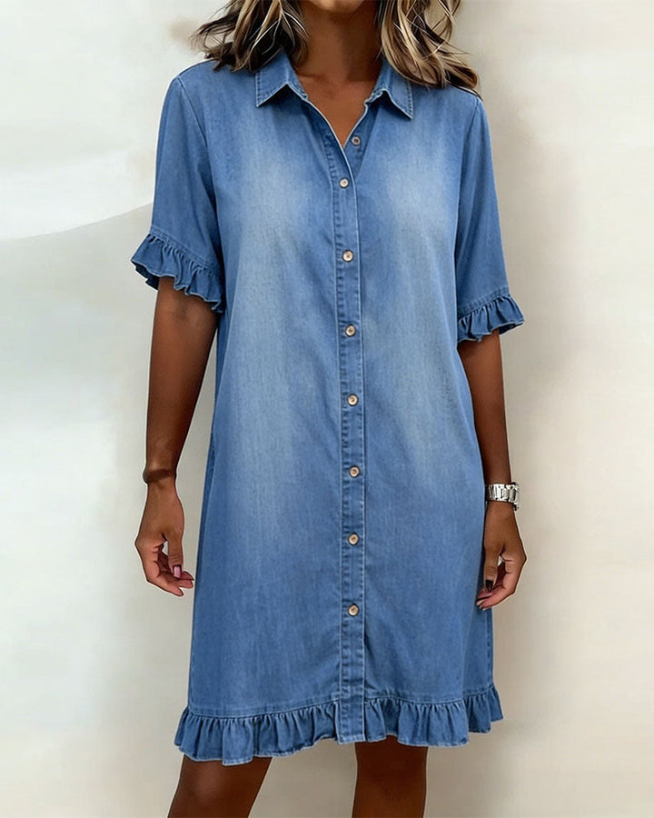 Linda | Comfortable denim dress