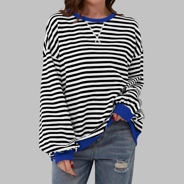 Chloe | Relaxed Striped Knit Jumper