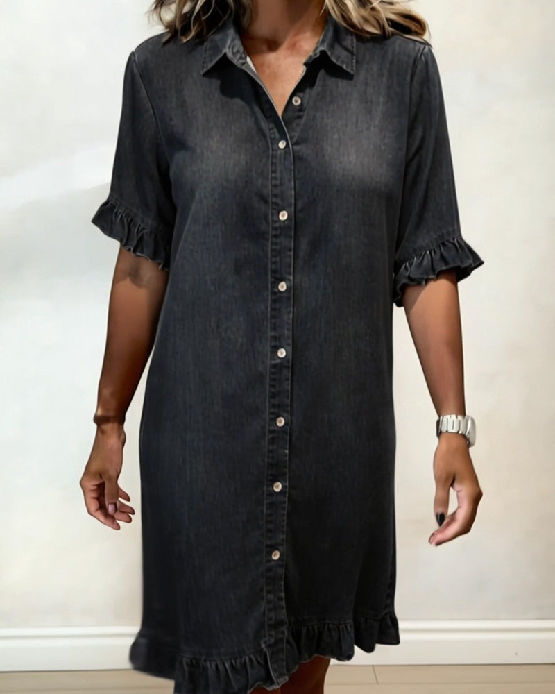 Linda | Comfortable denim dress