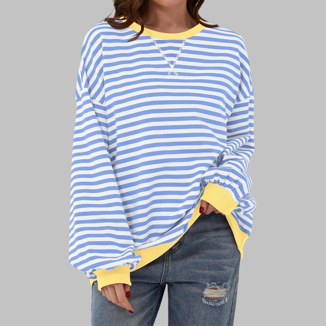 Chloe | Relaxed Striped Knit Jumper