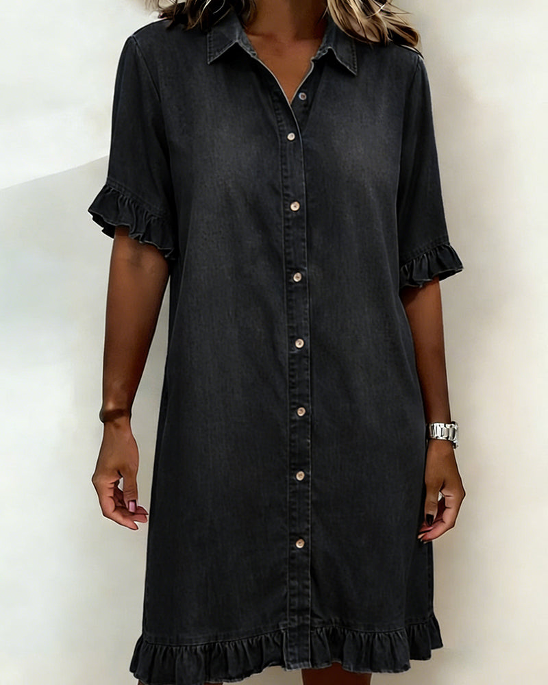 Linda | Comfortable denim dress