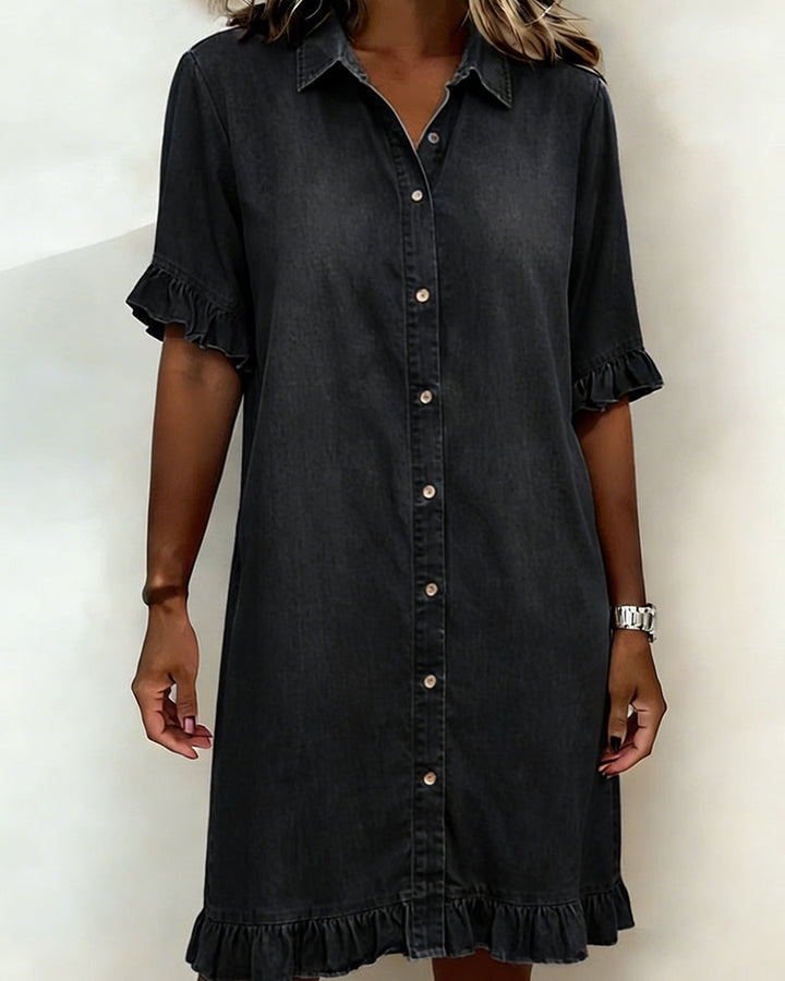 Linda | Comfortable denim dress