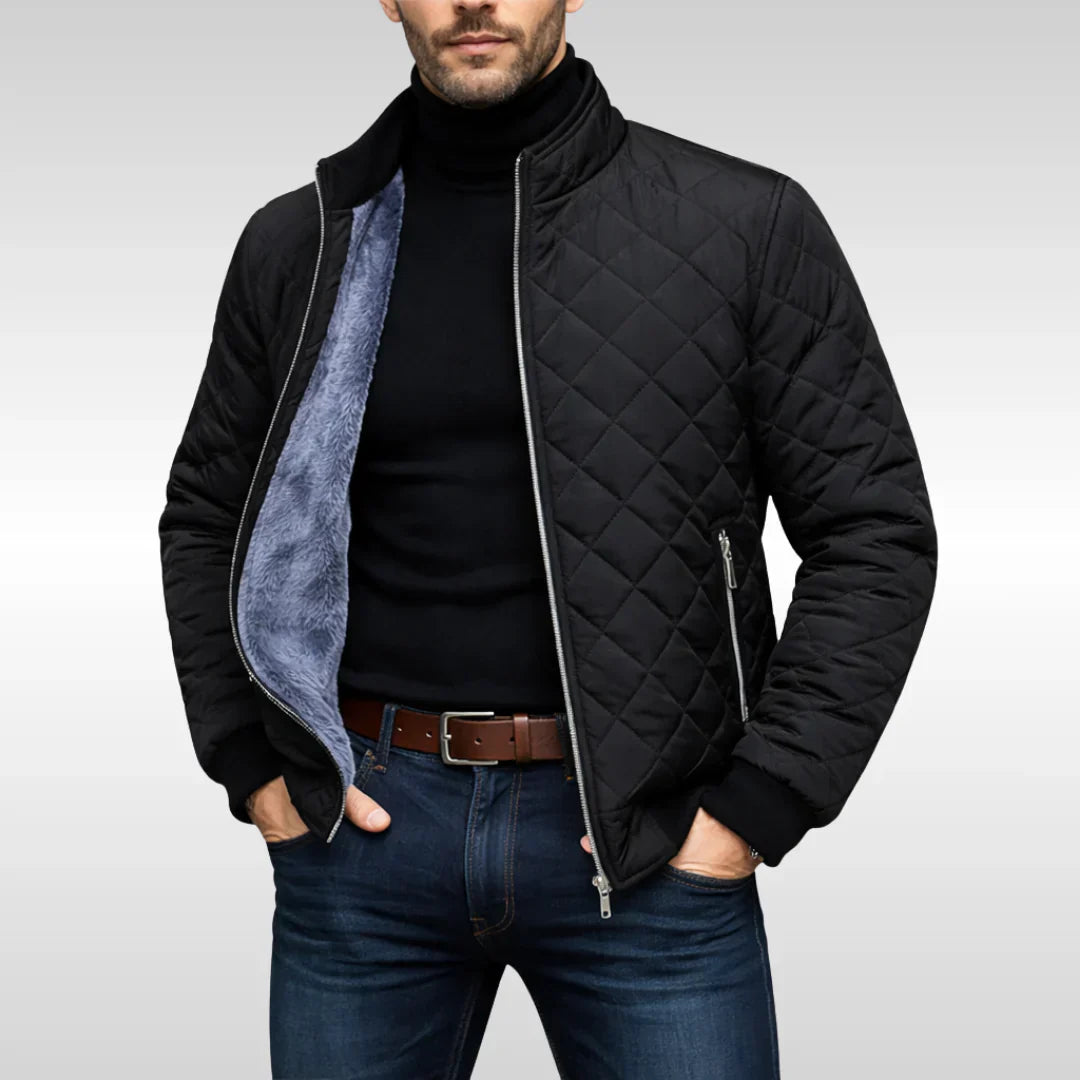 Hayes | Refined Quilted Zip Jacket