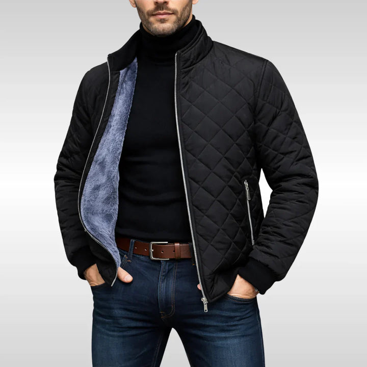 Hayes | Refined Quilted Zip Jacket