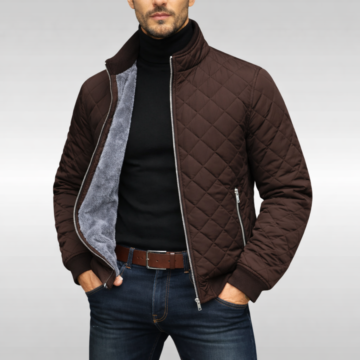 Hayes | Refined Quilted Zip Jacket