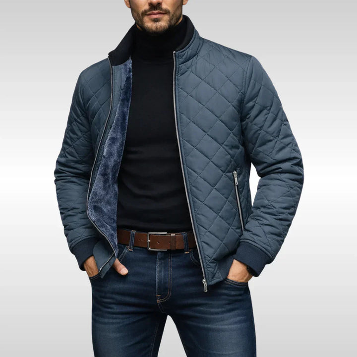 Hayes | Refined Quilted Zip Jacket