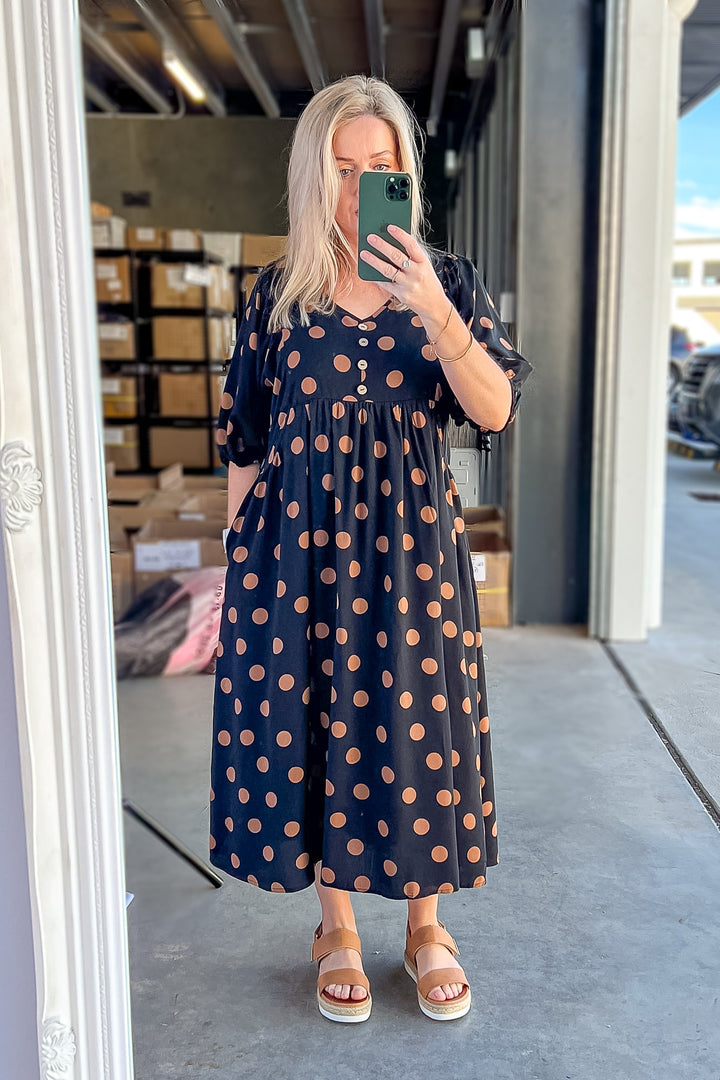 Alessia | Black Maxi Dress