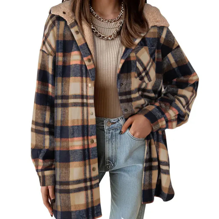 Alice | Teddy Bear Cozy Flannel Jacket