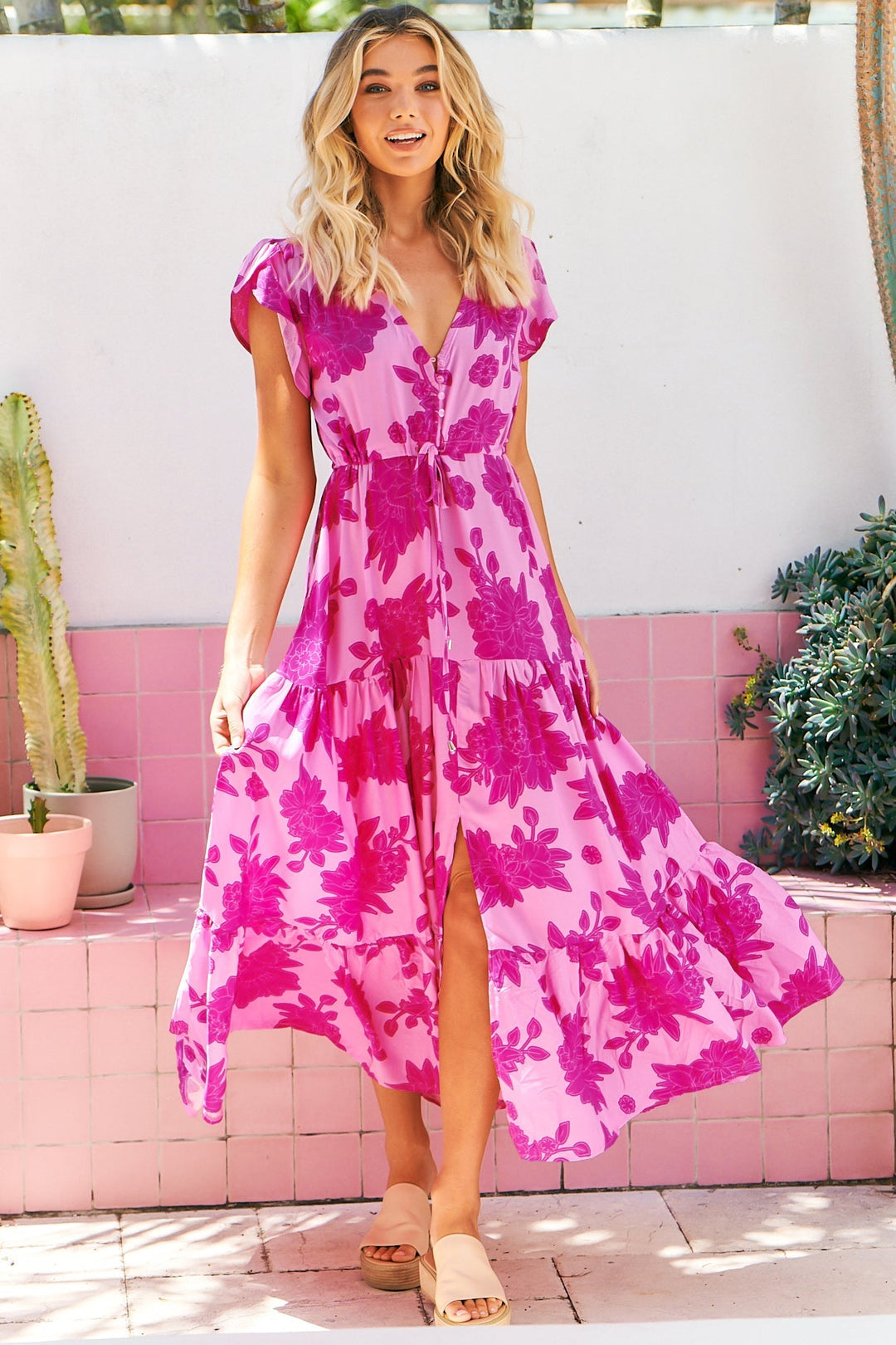 Seraphina | Printed Maxi Dress
