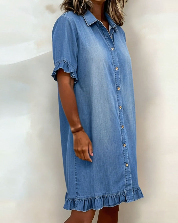 Linda | Comfortable denim dress