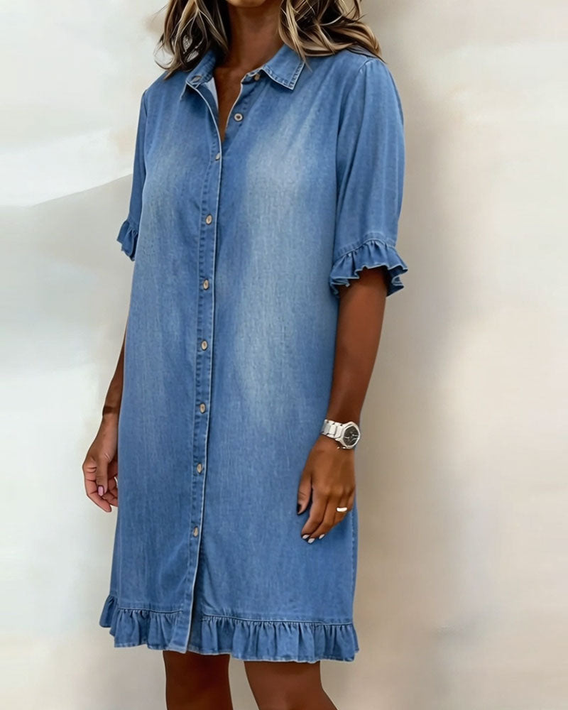 Linda | Comfortable denim dress