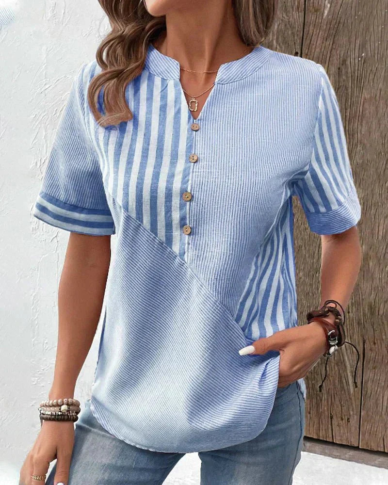 Hampton | Stripe Blouse