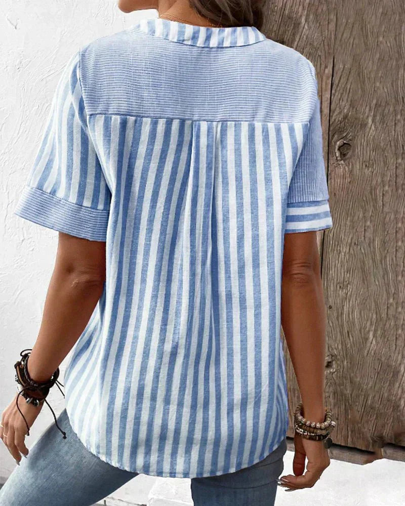 Hampton | Stripe Blouse